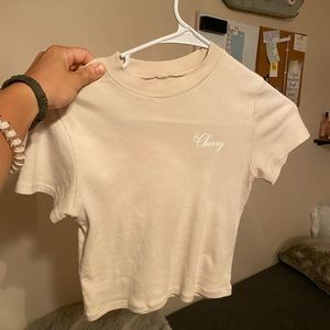 Cherry LA baby tee
